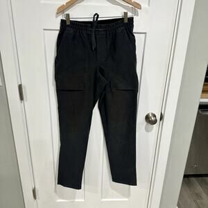 Lululemon Bowline Utilitech Pants Mens Sz S Heathered Black Gym Athleisure Comfy